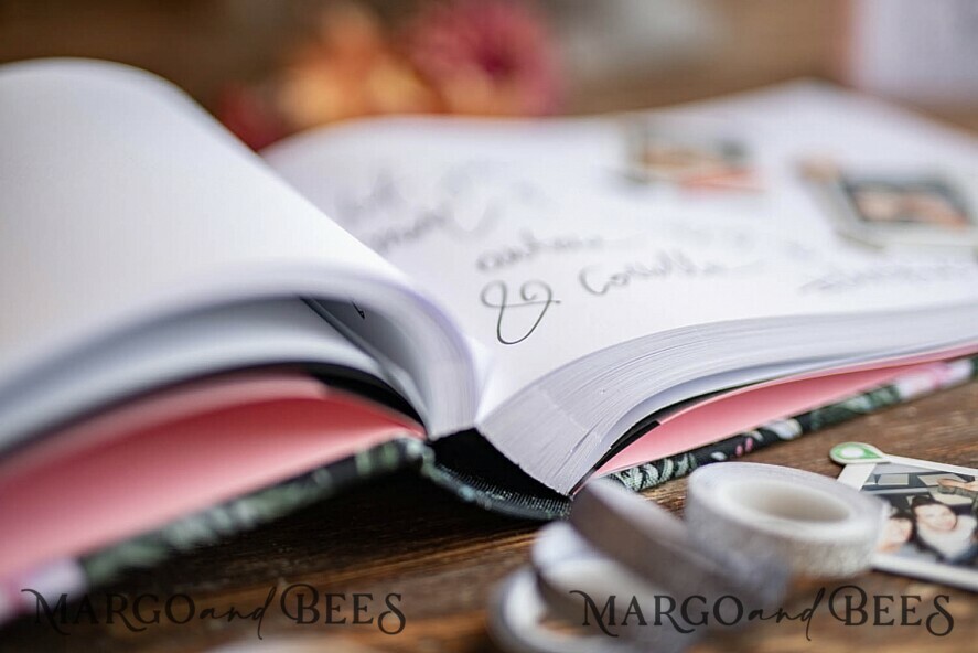 WEDDING GUEST BOOKS Instax Instant Photo Book Preonalised wedding Guestbook, Velvet Instant Photo Book Boho Elegant Instax Wedding Photo Guestbook