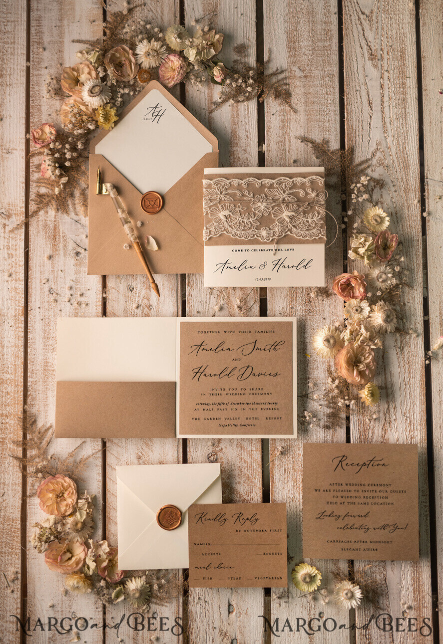 SAMPLING SERVICE samples Wedding stationery samples handmade