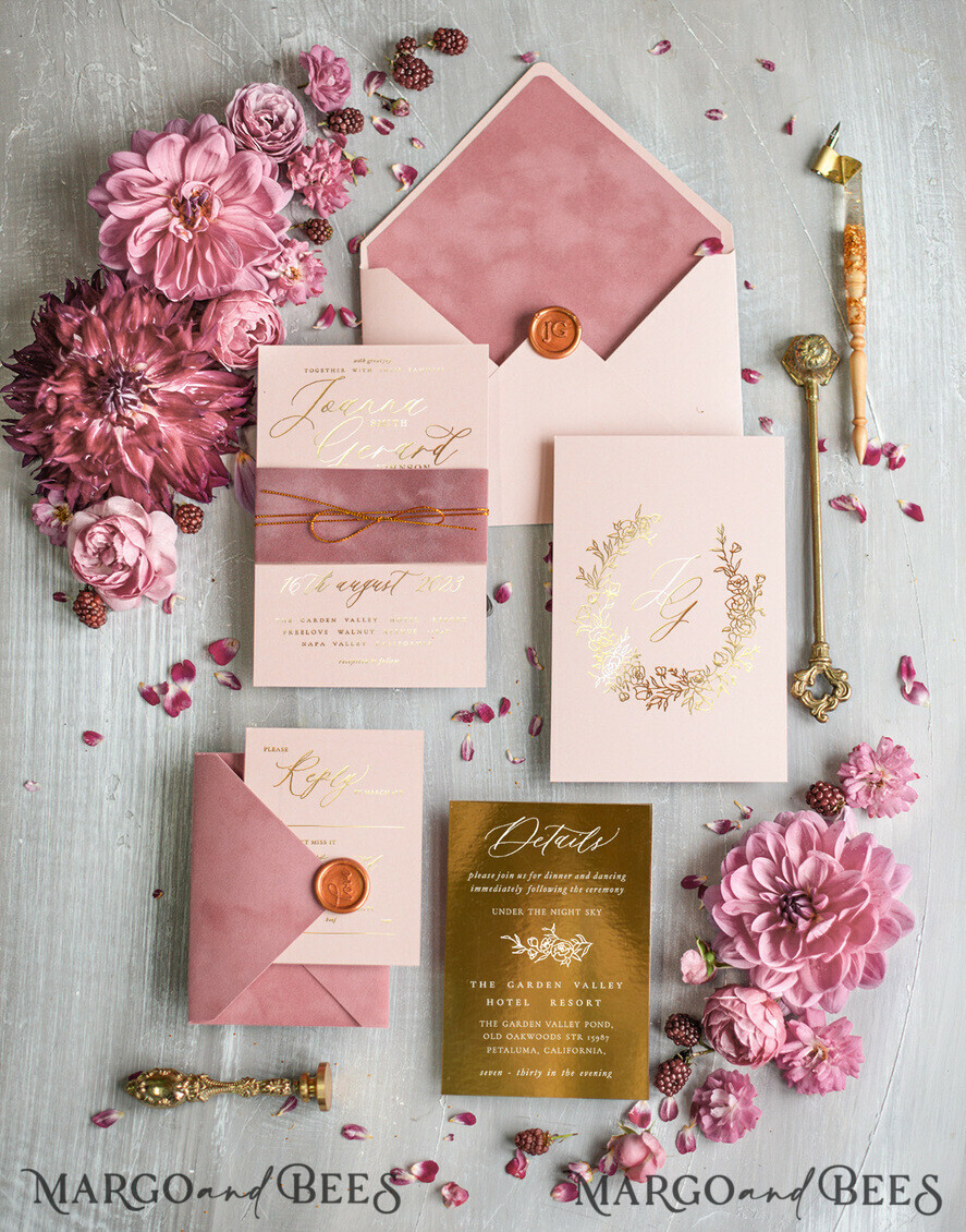 SAMPLING SERVICE premium samples Samples of wedding invitations elegant