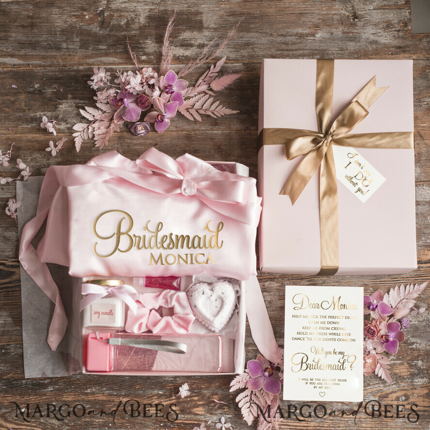 BRIDESMAID/BEST MAN BOX WILL YOU BE MY BRIDESMAID Bridesmaid Proposal Heart Shaped Box, Personalized Proposal Bridesmaid Robe, special present box