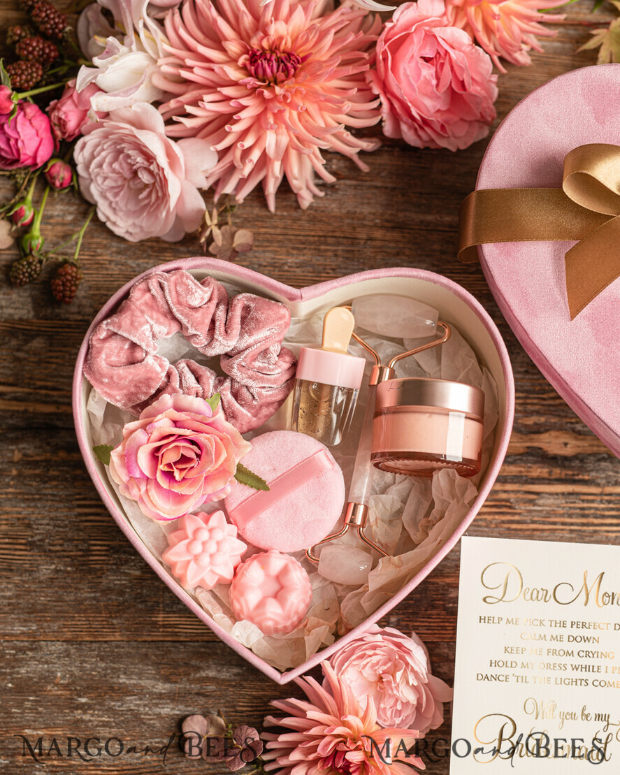 BRIDESMAID/BEST MAN BOX WILL YOU BE MY BRIDESMAID Bridesmaid Proposal Luxury Box, Personalized Proposal Bridesmaid Set, Cosmetic natural set