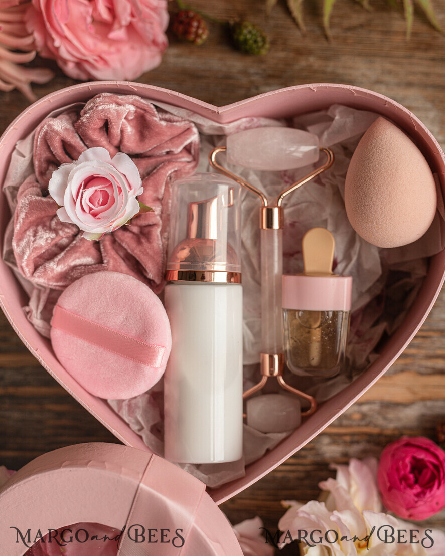 BRIDESMAID/BEST MAN BOX WILL YOU BE MY BRIDESMAID Bridesmaid Proposal Box Heart Jade Gua SHA Stone, Will You Be My Bridesmaid Gift Spa set