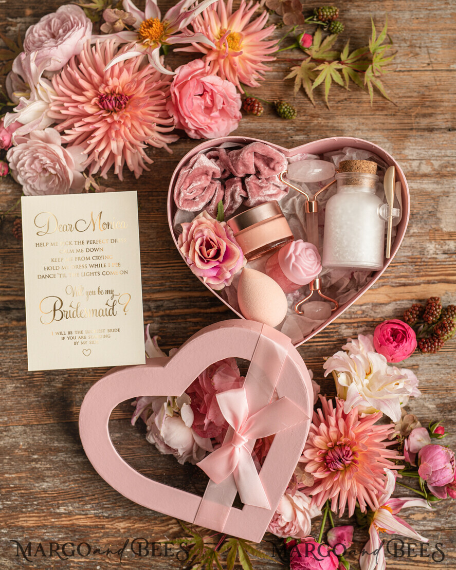 BRIDESMAID/BEST MAN BOX WILL YOU BE MY BRIDESMAID Bridesmaid Proposal heart Box, Will You Be My Bridesmaid Gift, Proposal Gift Box
