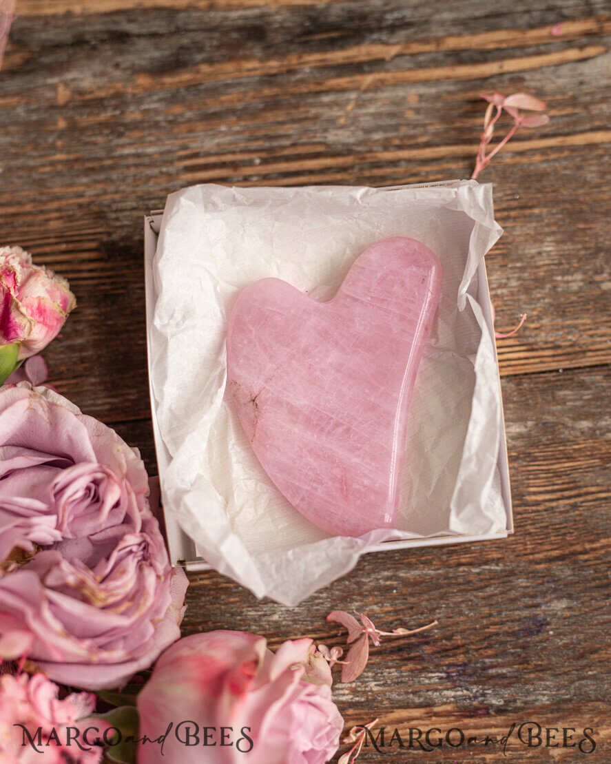 BRIDESMAID/BEST MAN BOX WILL YOU BE MY BRIDESMAID Bridesmaid Proposal Box Heart Jade Gua SHA Stone, Will You Be My Bridesmaid Gift Spa set