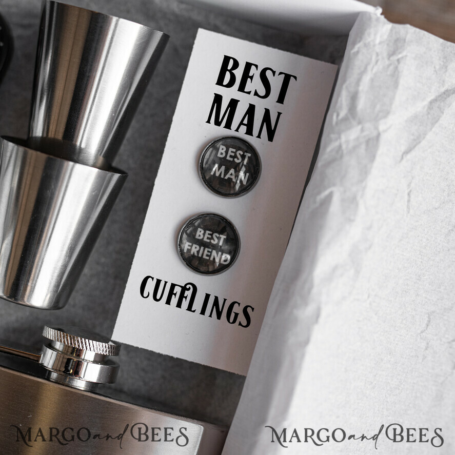 Brautjungfer/Trauzeuge Box BEST MAN DANKE Trauzeuge Dankeschön Geschenkkarton, personalisiertes Geschenk für den besten Mann, Whiskey Geschenk für den besten Mann