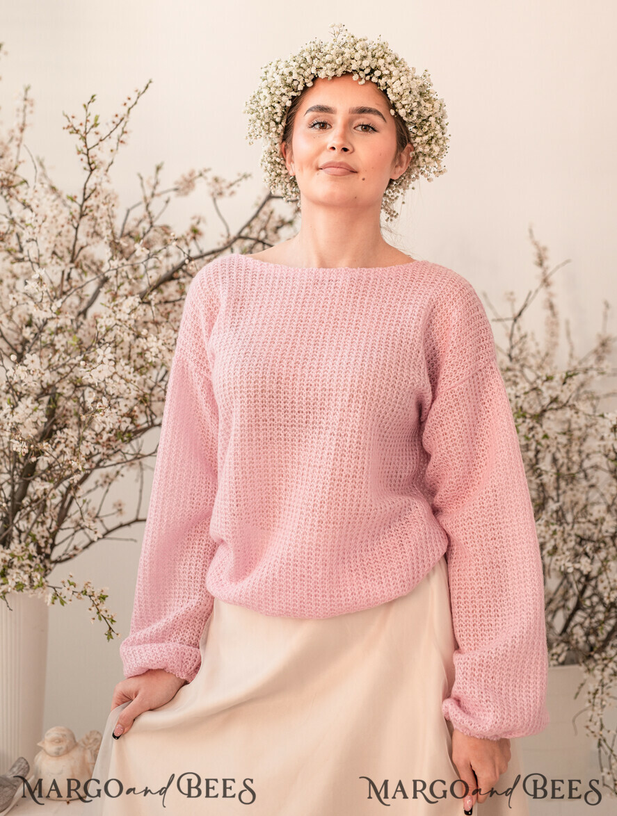 BRIDE bolero, robes, garter WEDDING BOLERO & SHRUGS Pink Wedding bolero long sleeve Shrug Women Wedding, Bridal Sweater Cover, Jacket for Bride, Bridal Blouse Bridal Shrug