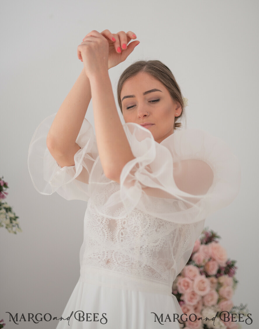 BRIDE bolero, robes, garter WEDDING BOLERO & SHRUGS Ivory Wedding bolero long sleeve Shrug Women Wedding, Wedding dress Topper, Bridal Sweater Coverup, Wedding Dress Topper, Bridal Blouse Bridal Shrug