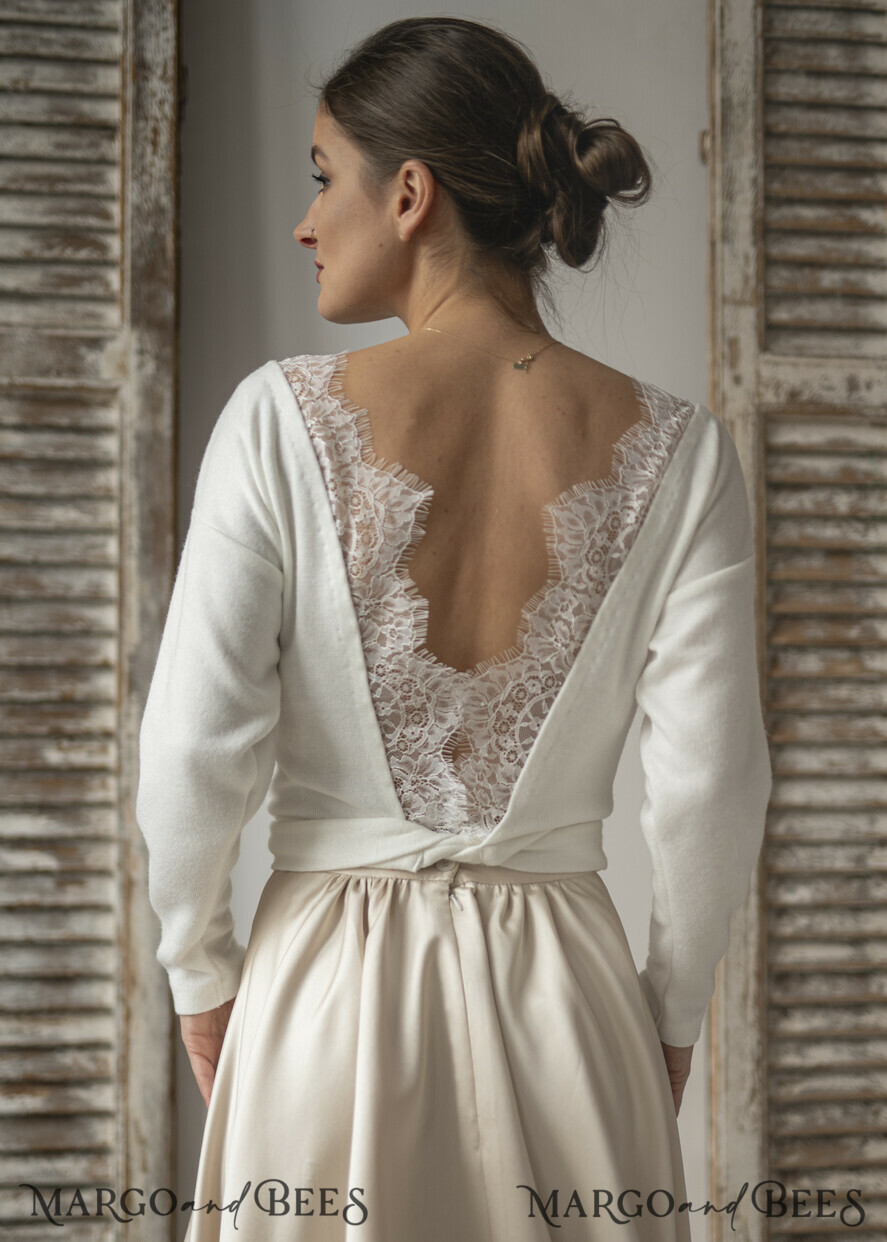 BRAUT Bolero, Kleider, Strumpfband HOCHZEITSBOLERO & SCHULTERDECKEN Hochzeits-Bolero mit langen Ärmeln, Hochzeits-Puffärmel-Überwurf, Braut-Hochzeits-Überwurf, Hochzeitskleid-Topper, Braut-Capelet