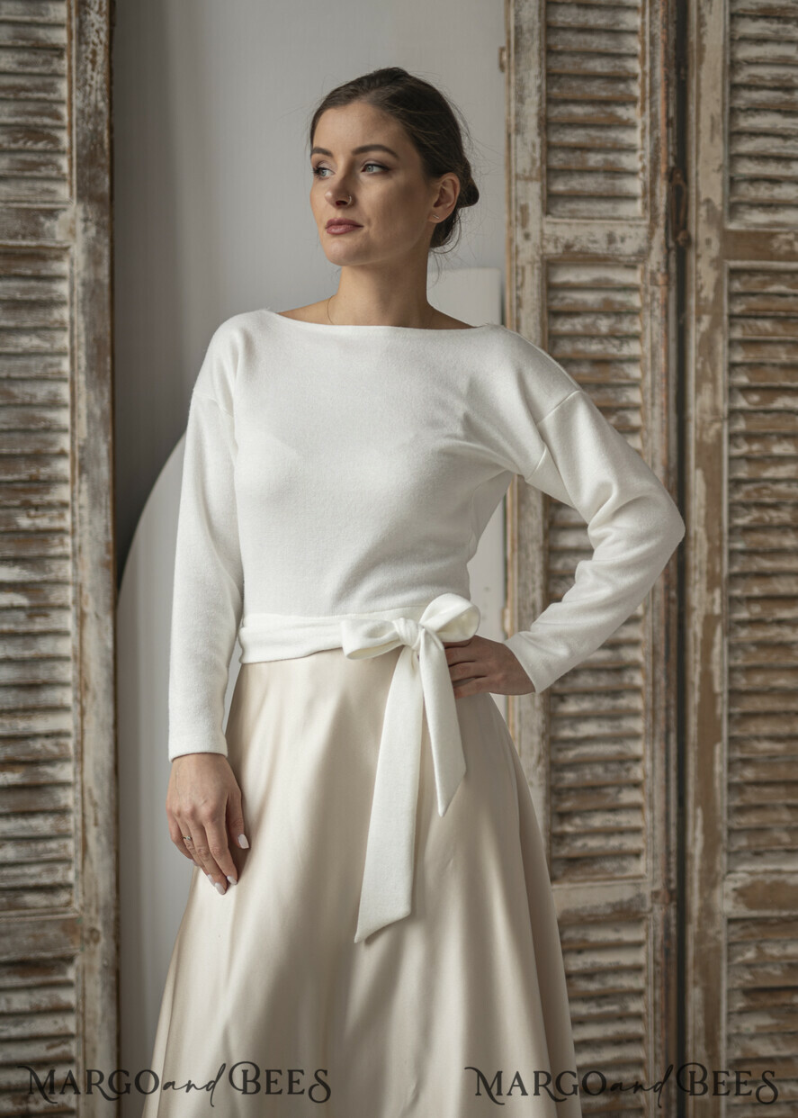 BRAUT Bolero, Kleider, Strumpfband HOCHZEITSBOLERO & SCHULTERDECKEN Hochzeits-Bolero mit langen Ärmeln, Hochzeits-Puffärmel-Überwurf, Braut-Hochzeits-Überwurf, Hochzeitskleid-Topper, Braut-Capelet