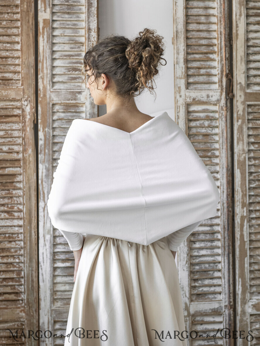 BRIDE bolero, robes, garter WEDDING BOLERO & SHRUGS Velvet Wedding Bolero Long Sleeve – Bridal Puff Sleeve Shrug, Elegant Bridal Coverup, Wedding Dress Topper & Romantic Bridal Capelet