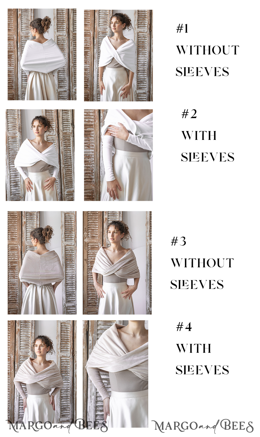 BRIDE bolero, robes, garter WEDDING BOLERO & SHRUGS Velvet Wedding Bolero Long Sleeve – Bridal Puff Sleeve Shrug, Elegant Bridal Coverup, Wedding Dress Topper & Romantic Bridal Capelet