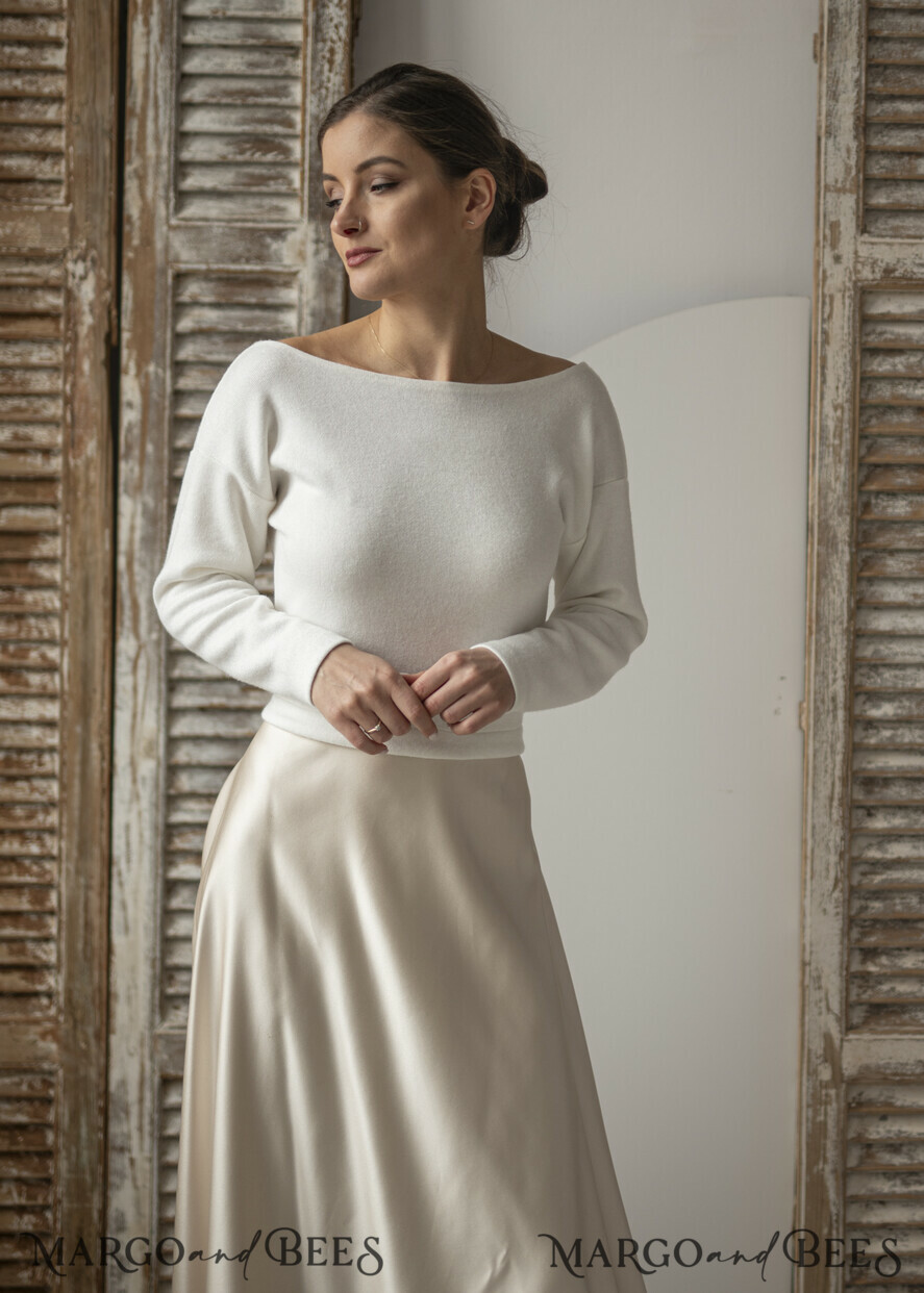 BRAUT Bolero, Kleider, Strumpfband HOCHZEITSBOLERO & SCHULTERDECKEN Hochzeits-Bolero mit langen Ärmeln, Hochzeits-Puffärmel-Jacke, Braut-Hochzeitsüberwurf, Hochzeitskleid-Topper, Braut-Capelet