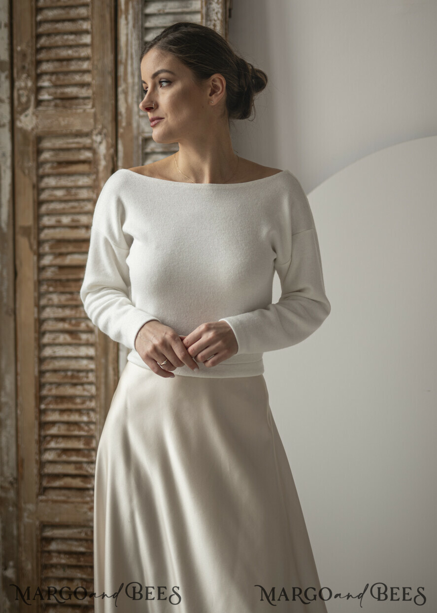 BRAUT Bolero, Kleider, Strumpfband HOCHZEITSBOLERO & SCHULTERDECKEN Hochzeits-Bolero mit langen Ärmeln, Hochzeits-Puffärmel-Jacke, Braut-Hochzeitsüberwurf, Hochzeitskleid-Topper, Braut-Capelet