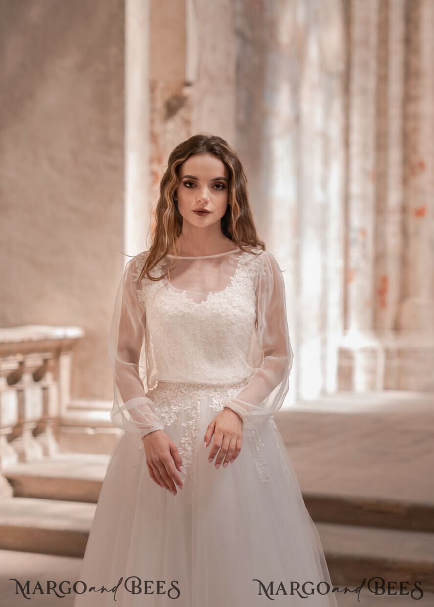 WEDDING JACKET/ BOLERO WEDDING BOLERO & SHRUGS Elegant wedding jacket or cover, wedding bolero, tulle wedding cover