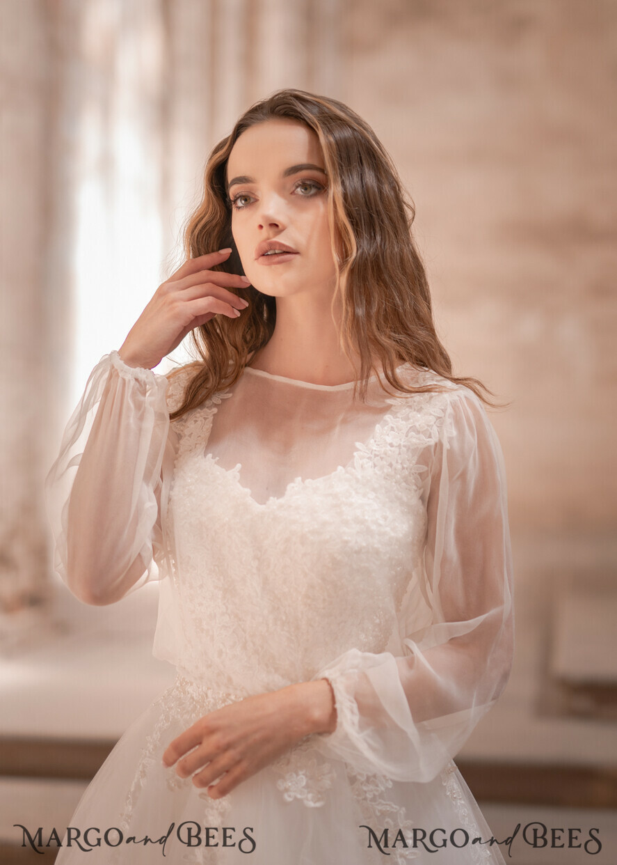 WEDDING JACKET/ BOLERO WEDDING BOLERO & SHRUGS Elegant wedding jacket or cover, wedding bolero, tulle wedding cover