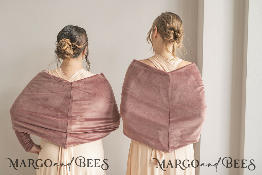 BRAUT Bolero, Kleider, Strumpfband HOCHZEITSBOLERO & SCHULTERDECKEN maulbeeren-farbenes Samt-Bolero mit Ärmeln für Brautjungfern, Hochzeitskleid-Topper für die Trauzeugin, Überzug für das Hochzeitskleid, perfektes weißes Hochzeits-Bolero, Samt-Hochzeits-Bolero