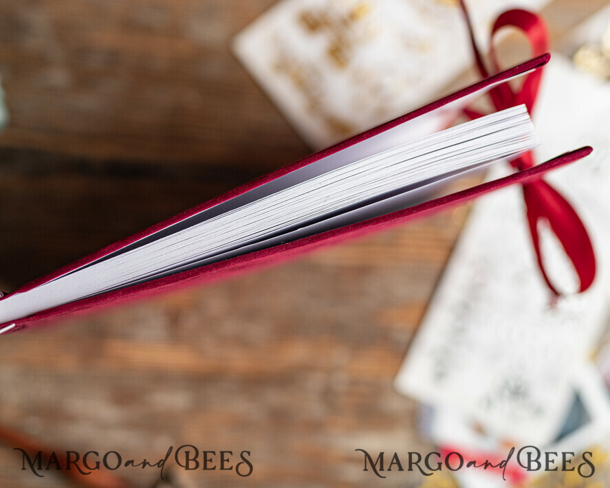 WEDDING GUEST BOOKS Velvet Instax Guestbook Boho Burgundy Instax velvet Wedding GuestBook Gold, Large Instant Wedding Guest Book, Maroon Polaroid velvet Guestbook Marsala Golden wedding