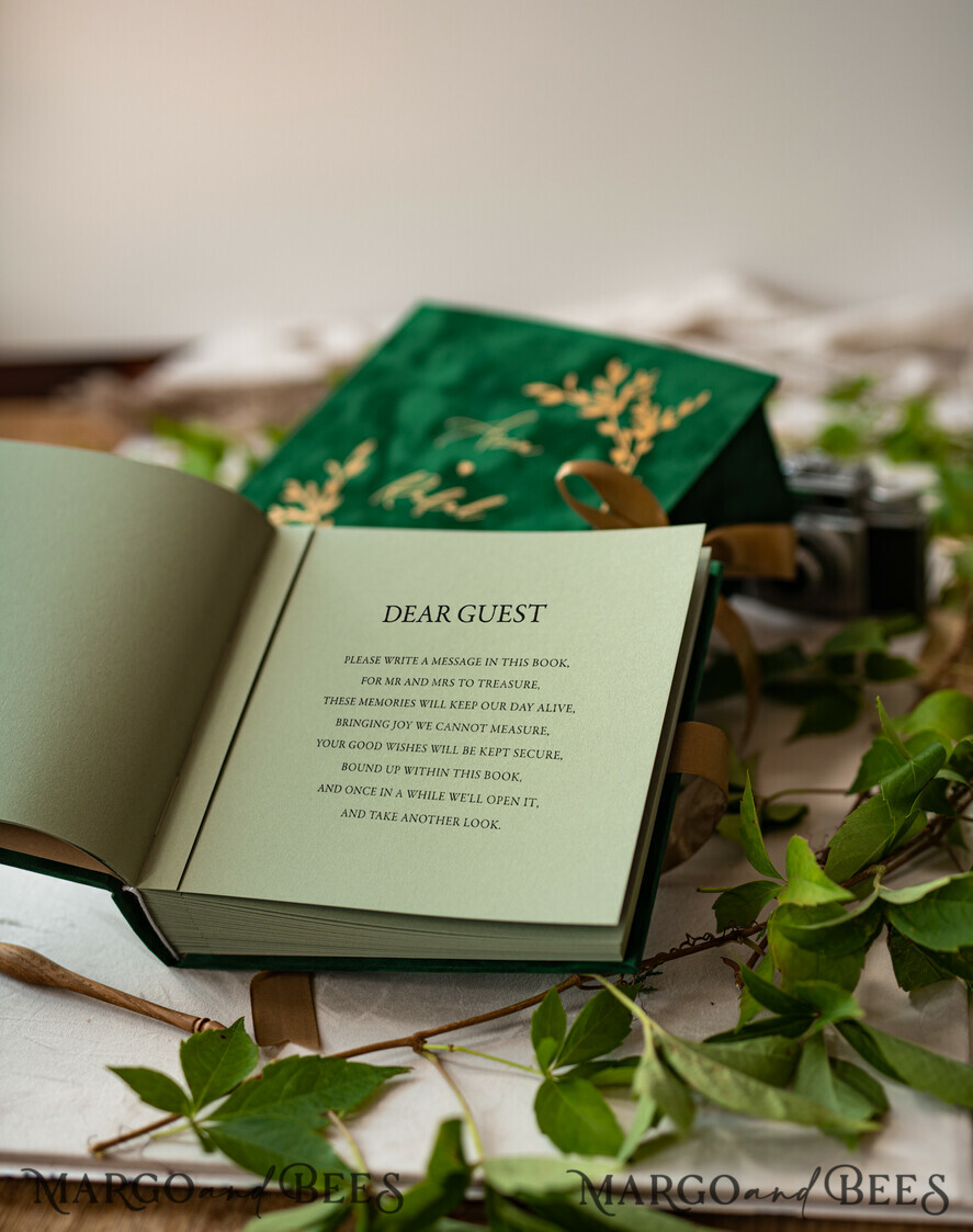 WEDDING GUEST BOOKS Velvet Instax Guestbook Boho green Pink Instax velvet Wedding GuestBook Gold, Velvet photo box Instant Wedding Guest Book, Polaroid velvet Guestbook Pink photo box Golden wedding