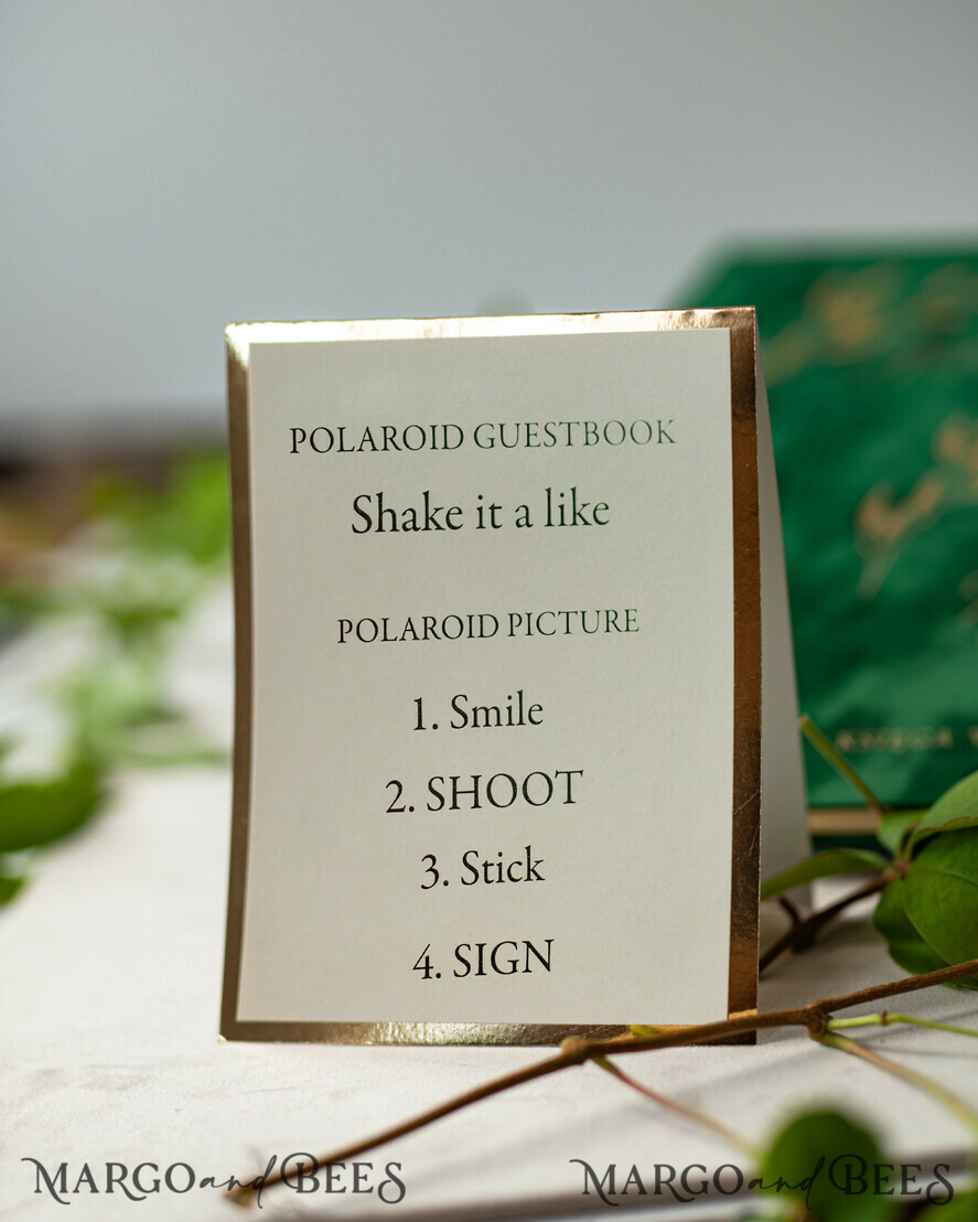 WEDDING GUEST BOOKS Velvet Instax Guestbook Boho green Pink Instax velvet Wedding GuestBook Gold, Velvet photo box Instant Wedding Guest Book, Polaroid velvet Guestbook Pink photo box Golden wedding
