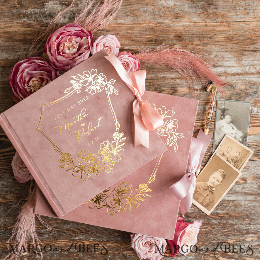 WEDDING GUEST BOOKS Velvet Instax Guestbook Velvet Memory Photo Wedding ,Luxury Wedding Guest Book, Polaroid velvet Guest book