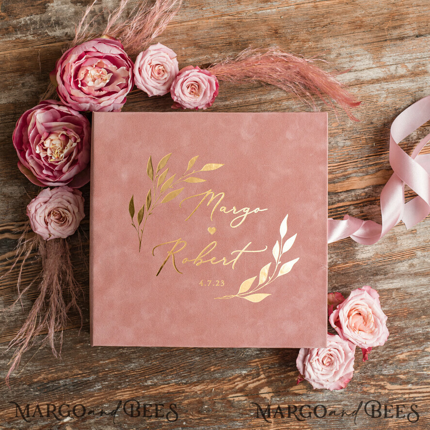 WEDDING GUEST BOOKS Velvet Instax Guestbook Luxury Wedding Guest Book, Presonalised Wedding Guest Book, Velvet Memory Photo Wedding, Polaroid velvet Guest book