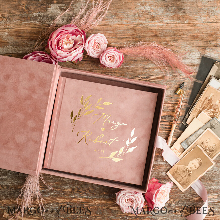 WEDDING GUEST BOOKS Velvet Instax Guestbook Luxury Wedding Guest Book, Presonalised Wedding Guest Book, Velvet Memory Photo Wedding, Polaroid velvet Guest book