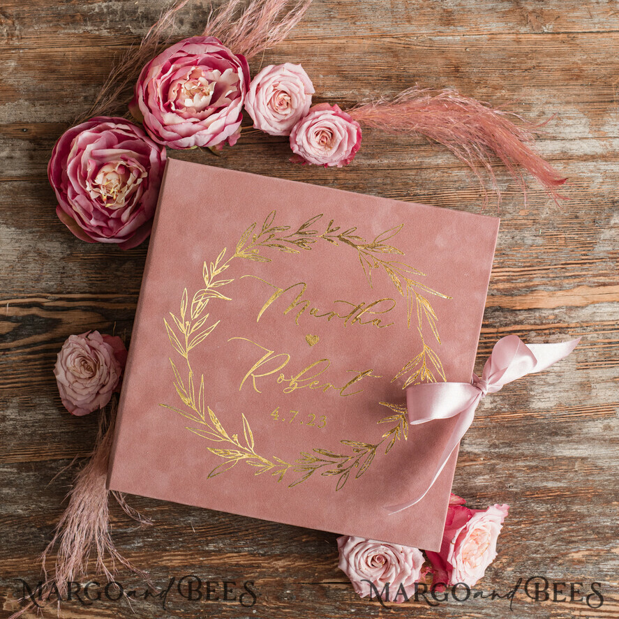 WEDDING GUEST BOOKS Velvet Instax Guestbook Presonalised Wedding Guest Book, Velvet Memory Photo Wedding ,Luxury Wedding Guest Book, Polaroid velvet Guest book
