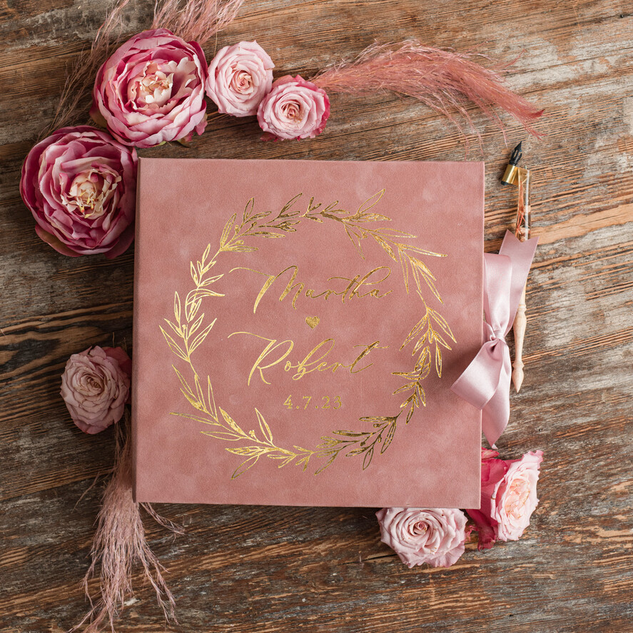 WEDDING GUEST BOOKS Velvet Instax Guestbook Presonalised Wedding Guest Book, Velvet Memory Photo Wedding ,Luxury Wedding Guest Book, Polaroid velvet Guest book