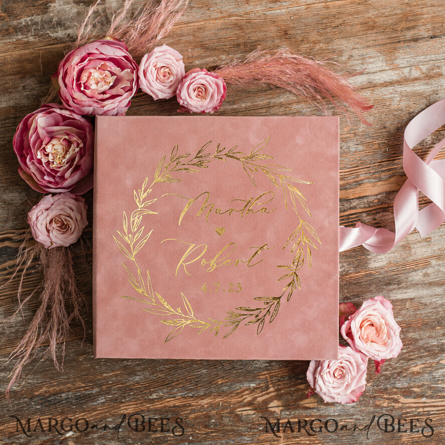 WEDDING GUEST BOOKS Velvet Instax Guestbook Presonalised Wedding Guest Book, Velvet Memory Photo Wedding ,Luxury Wedding Guest Book, Polaroid velvet Guest book