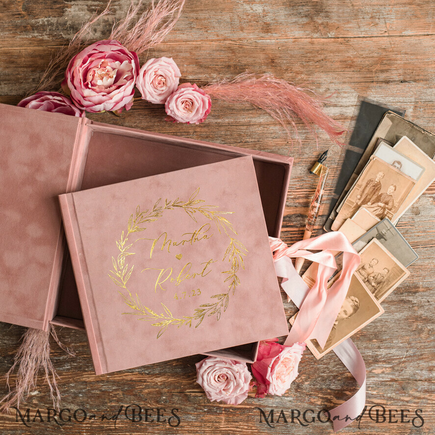 WEDDING GUEST BOOKS Velvet Instax Guestbook Presonalised Wedding Guest Book, Velvet Memory Photo Wedding ,Luxury Wedding Guest Book, Polaroid velvet Guest book