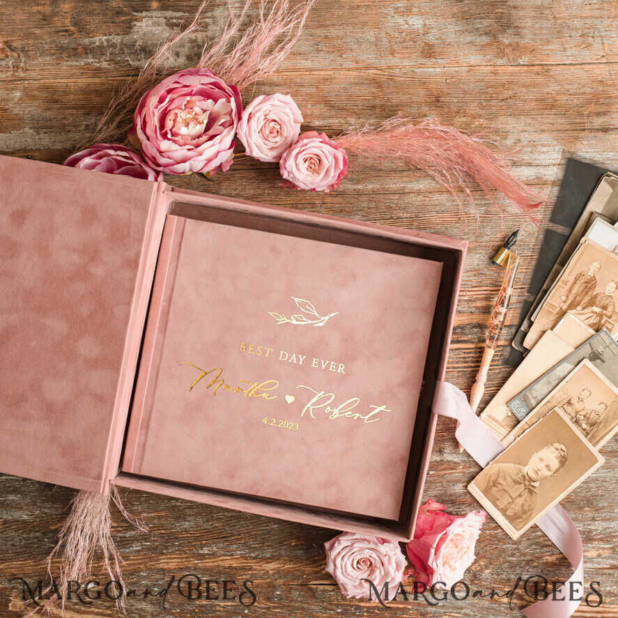 WEDDING GUEST BOOKS Velvet Instax Guestbook Presonalised Wedding Guest Book, Velvet Memory Photo Wedding ,Luxury Wedding Guest Book, Polaroid velvet Guest book