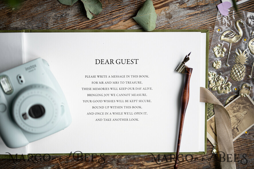 WEDDING GUEST BOOKS Velvet Instax Guestbook Luxury Navy Blue Instax velvet Wedding GuestBook Gold, Large Instant Wedding Guest Book, Polaroid velvet Guestbook