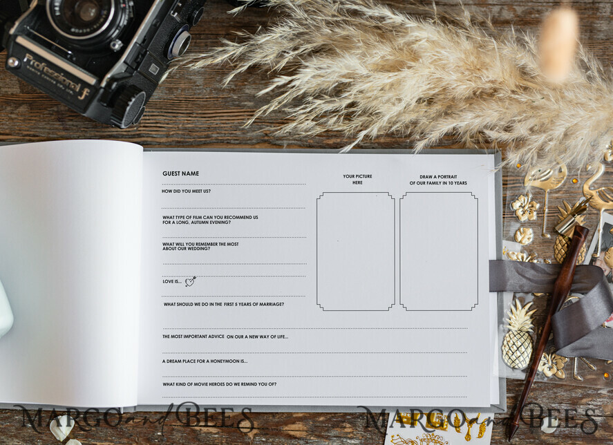 WEDDING GUEST BOOKS Velvet Instax Guestbook Boho Ivory Instax velvet Wedding GuestBook Gold, Large Instant Wedding Guest Book, Polaroid velvet Guestbook