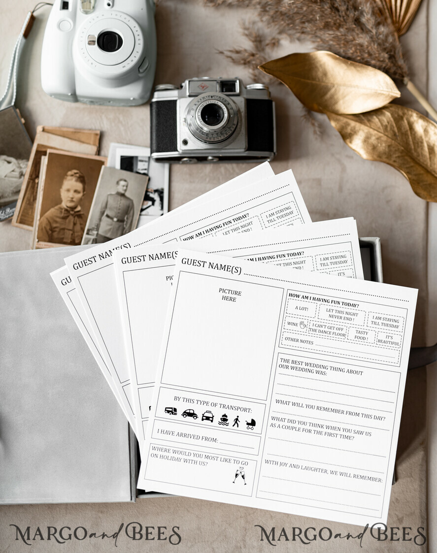 HOCHZEITS-GÄSTEBÜCHER Box mit Urlaub nicht für das Brautpaar Gold grau Alternative Gästebuch Hochzeits Mad Lib Blätter in Samtbox Hochzeitsrat Mad Lib Box Instax Hinterlasse eine Nachricht für Braut & Bräutigam Personalisierte Box