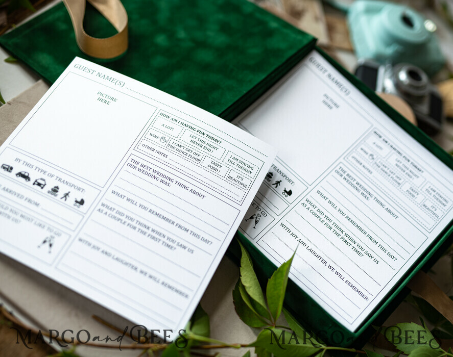 HOCHZEITS-GÄSTEBÜCHER Box mit Urlaub nicht für das Brautpaar Alternativen Gästebuch Hochzeits Mad Lib Blätter in Samtbox Ehe Ratschläge Mad Lib Box Instax Hinterlasse eine Nachricht für das Brautpaar Personalisierte Box