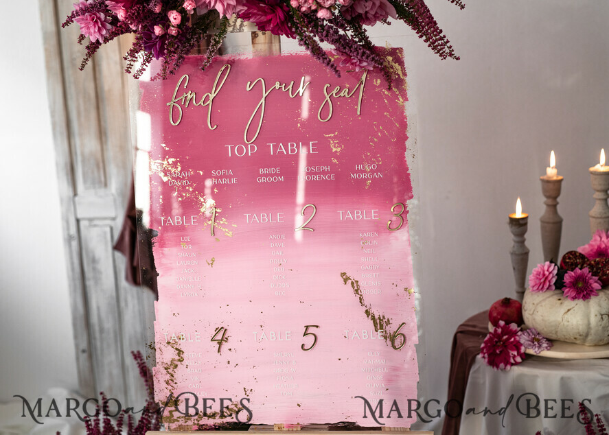 TABLE PLANS AND WEDDING WELCOME SIGNS plexi gold / velvet Acrylic Mauve Wedding Welcome Sign Painted Dusty Rose Acrylic gold Wedding Welcome Sign, Ombre Blush Pink Gold Plexi Wedding Welcome Sign, Pale Pink Golden Luxury Wedding Wedding Welcome Sign , Earthy Wedding Signage Golden mirror Wedding Welcome Sign