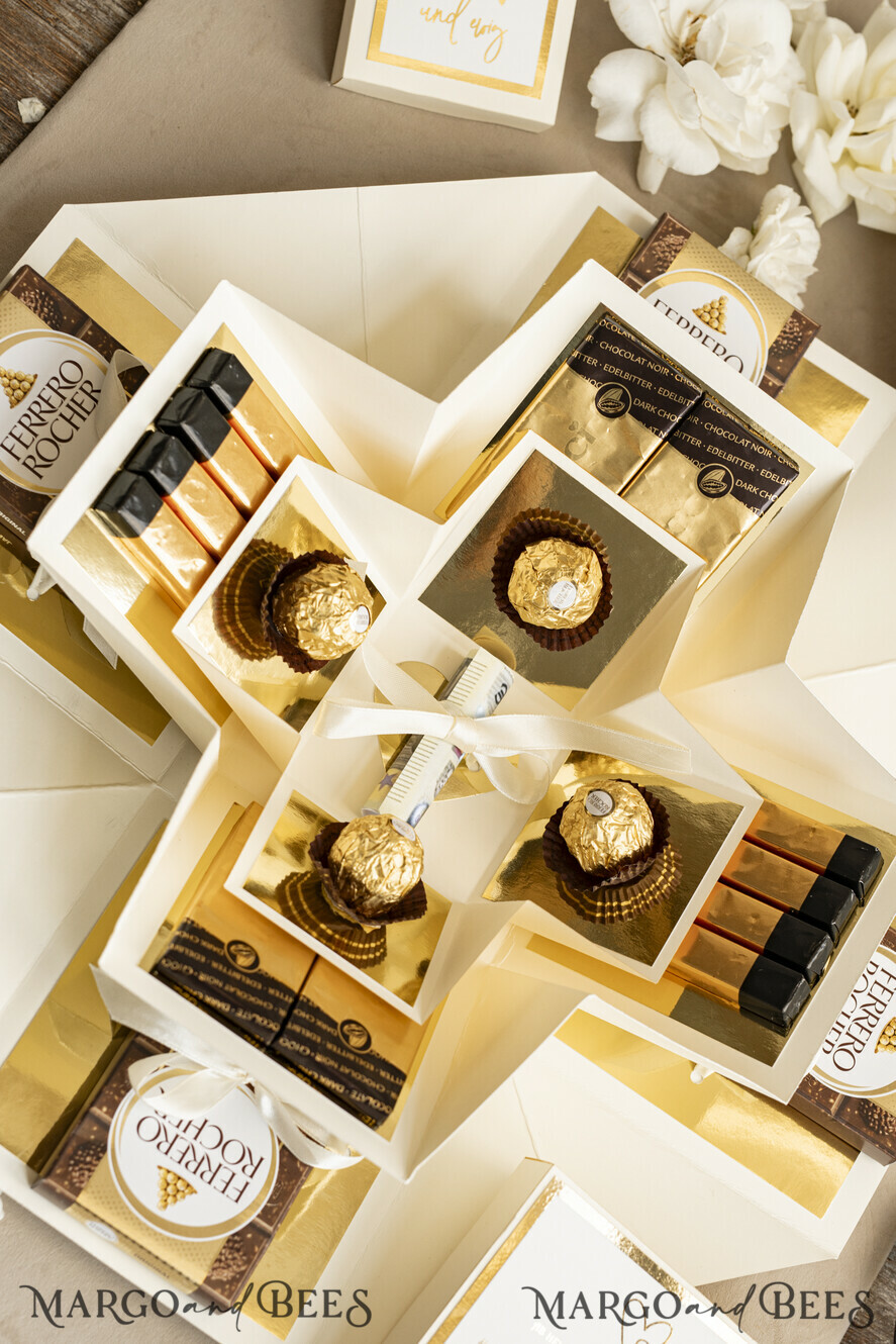 NEWLY WEDS COUPLE GIFTS Geldgeschenk zur Hochzeit Personalisierte Hochzeits-Geschenkbox Geldgeschenk zur Hochzeit – Exploding Box als stilvolle und persönliche Überraschung