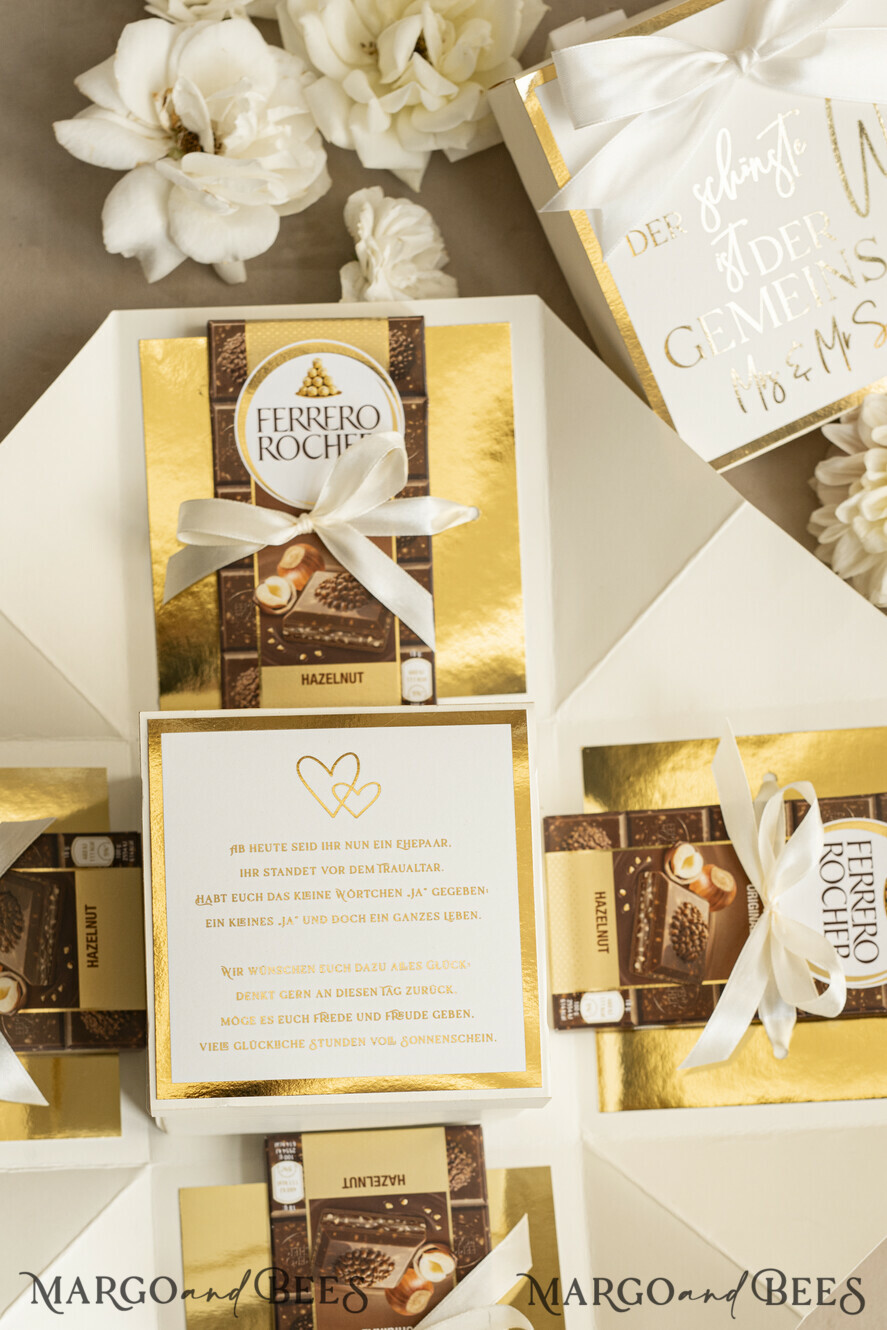 NEWLY WEDS COUPLE GIFTS Geldgeschenk zur Hochzeit Personalisierte Hochzeits-Geschenkbox Geldgeschenk zur Hochzeit – Exploding Box als stilvolle und persönliche Überraschung