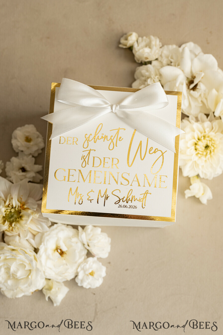 NEWLY WEDS COUPLE GIFTS Geldgeschenk zur Hochzeit Personalisierte Hochzeits-Geschenkbox Geldgeschenk zur Hochzeit – Exploding Box als stilvolle und persönliche Überraschung