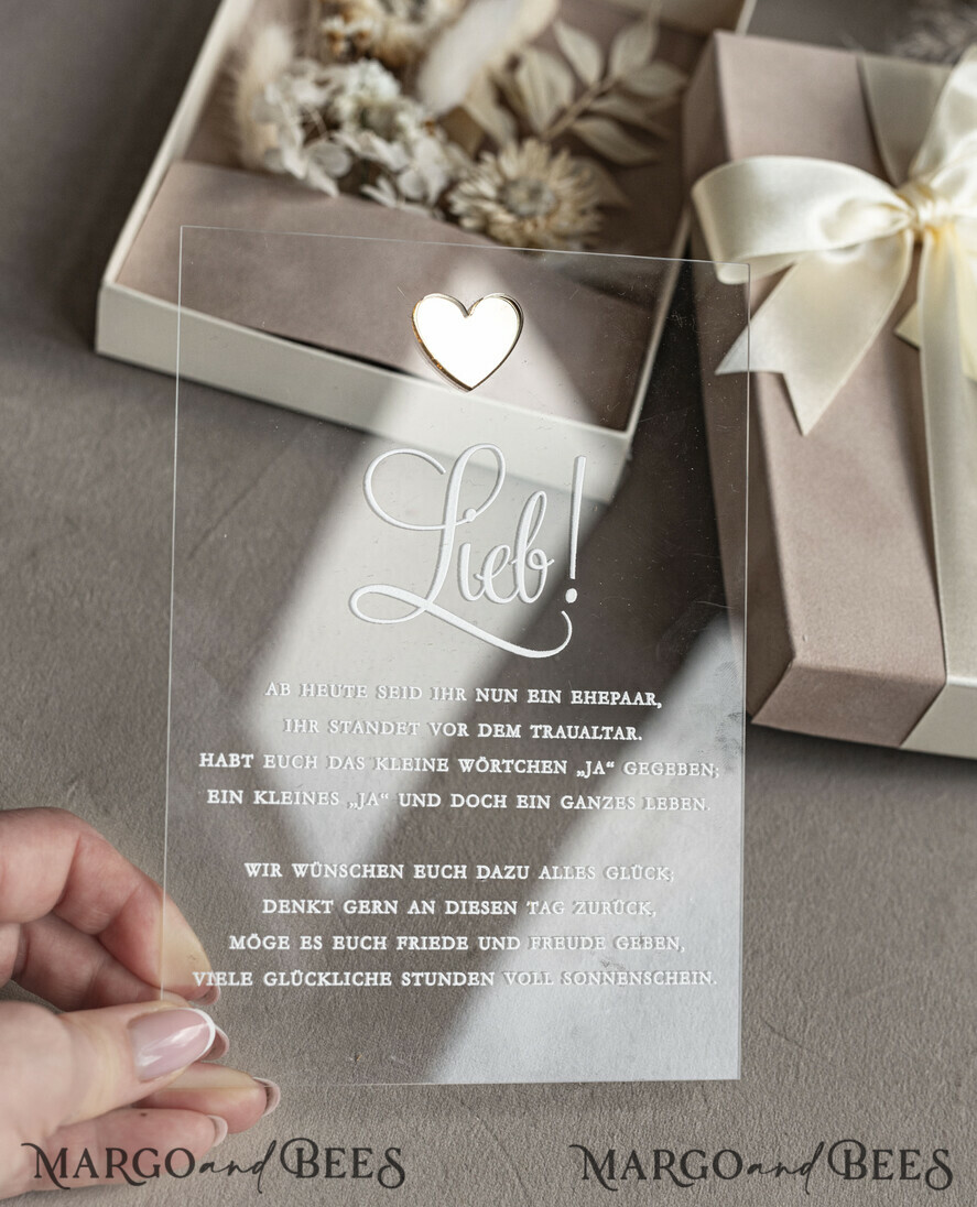 FRISCH VERHEIRATETES PAAR GESCHENKE Geldgeschenk zur Hochzeit Geschenkschachtel für Geld Geldgeschenk zur Hochzeit mit Strauß aus Trockenblumen personalisiert