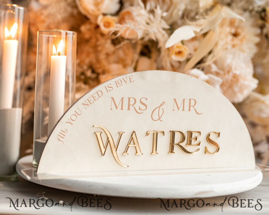 TABLE DECOR SIGNS Velvet table Numbers and Decor Golden Acrylic Top Table Mr Mrs signs with stand, Ivory Velvet & gold Table Sign, Golden Plexi Top Table Mr Mrs signs, Luxury Wedding Table Decor Centerpieces