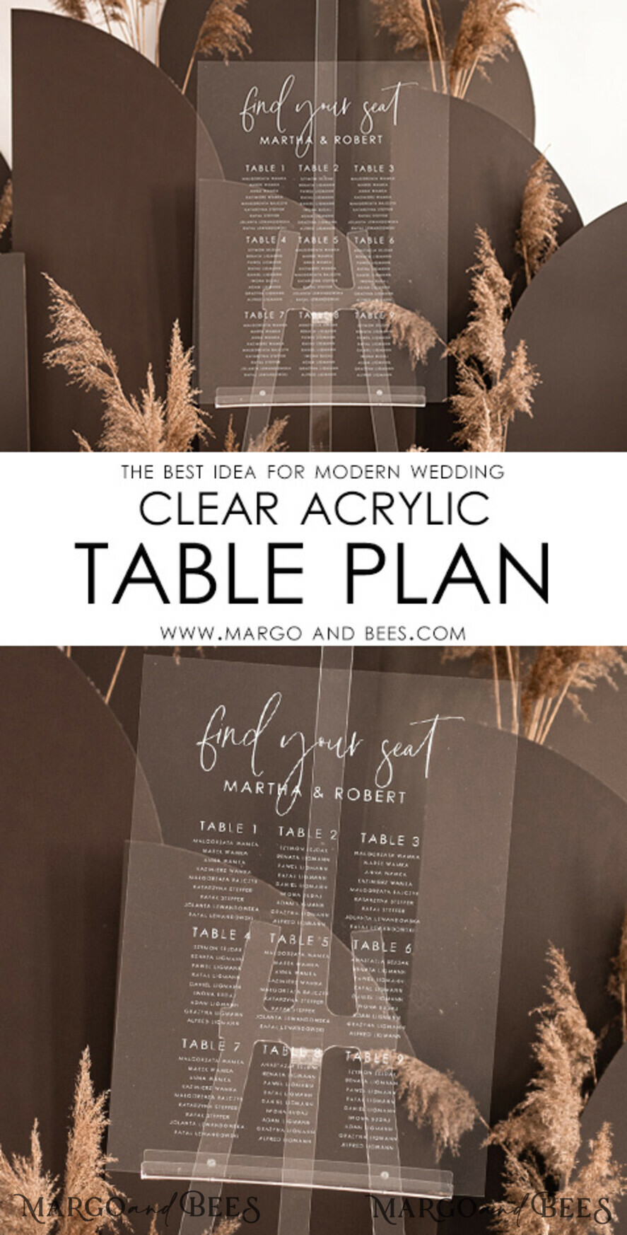 TABLE PLANS AND WEDDING WELCOME SIGNS clear acrylic Acrylic clear transparent Modern clear transparent Seating Chart, 3d Elegant Find Your Seat - Seating Plan Sign , Clear Wedding Table Plan, Wedding Decoration with white letters - Acrylic Clear Reception Signage - Custom Ceremony Sign