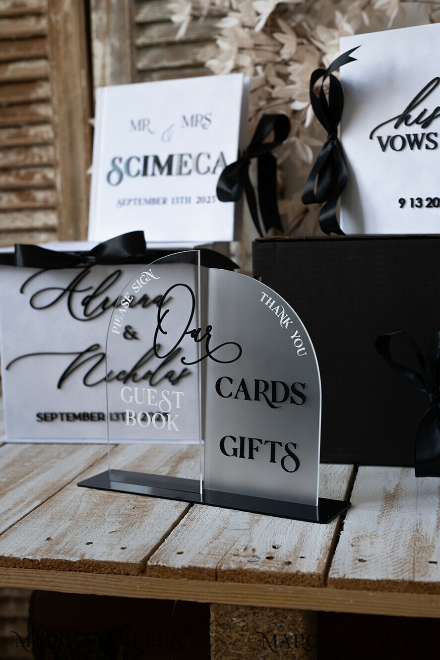 CARD BOXES velvet card boxes Black & White Gift Card Box & Cards Gifts Sign Set, Velvet Classic wedding wishing well money gift card box, Personalized Wedding Card Box