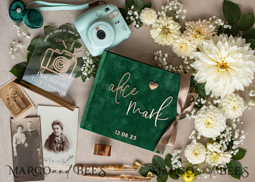 WEDDING GUEST BOOKS Bundle Gustbooks & Vows set Bundle Personalised Wedding Guest Book & Custom Made Wedding Vows set of two - Bundle guestbook and vows books
