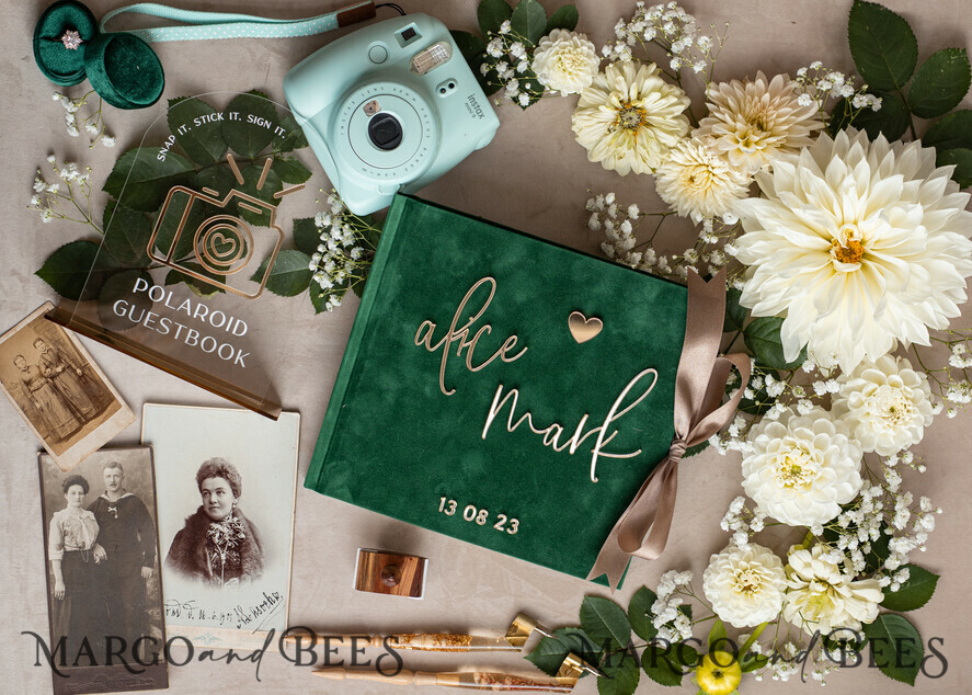 WEDDING GUEST BOOKS Bundle Gustbooks & Vows set Bundle Personalised Wedding Guest Book & Custom Made Wedding Vows set of two - Bundle guestbook and vows books