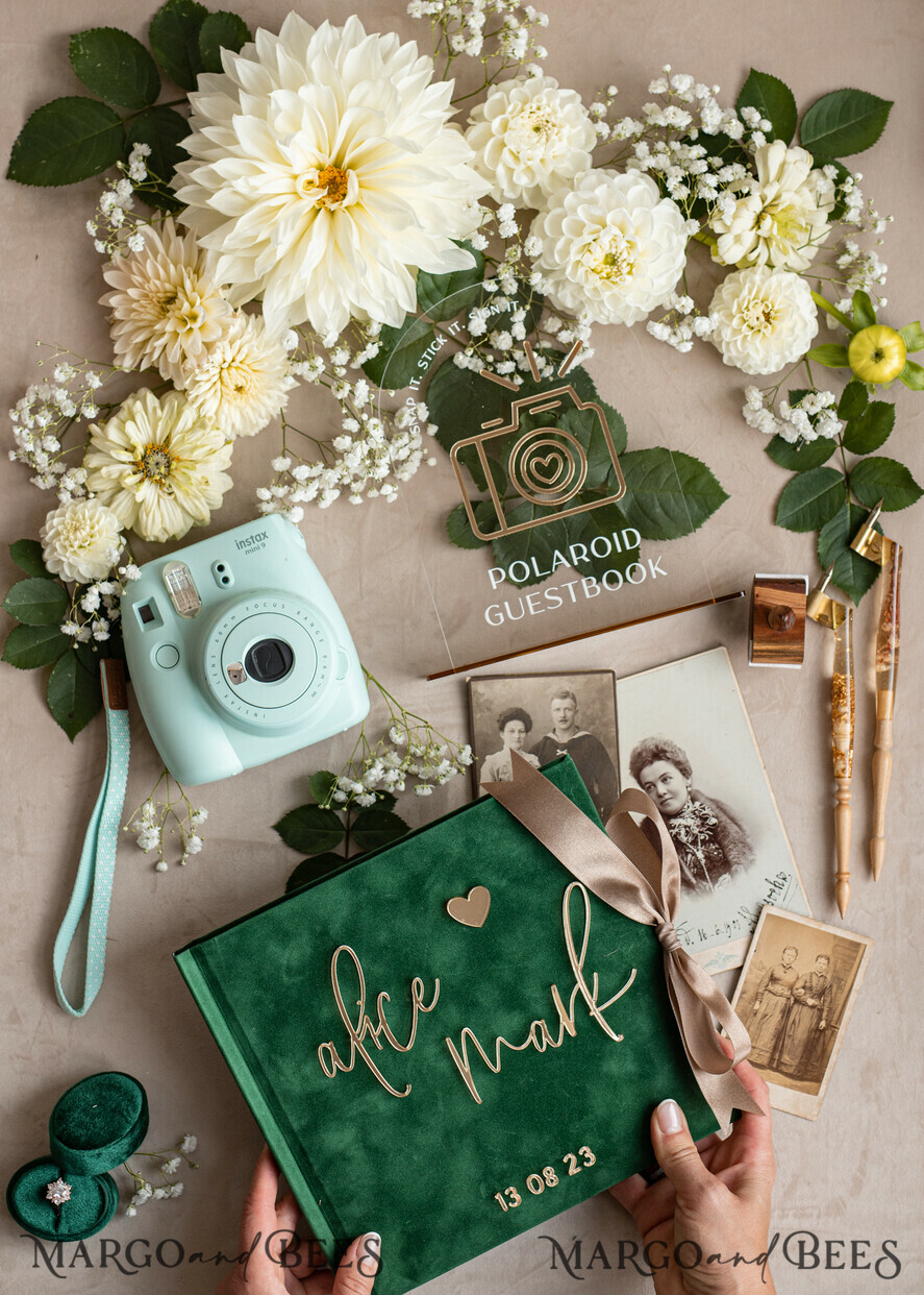 WEDDING GUEST BOOKS Bundle Gustbooks & Vows set Bundle Personalised Wedding Guest Book & Custom Made Wedding Vows set of two - Bundle guestbook and vows books