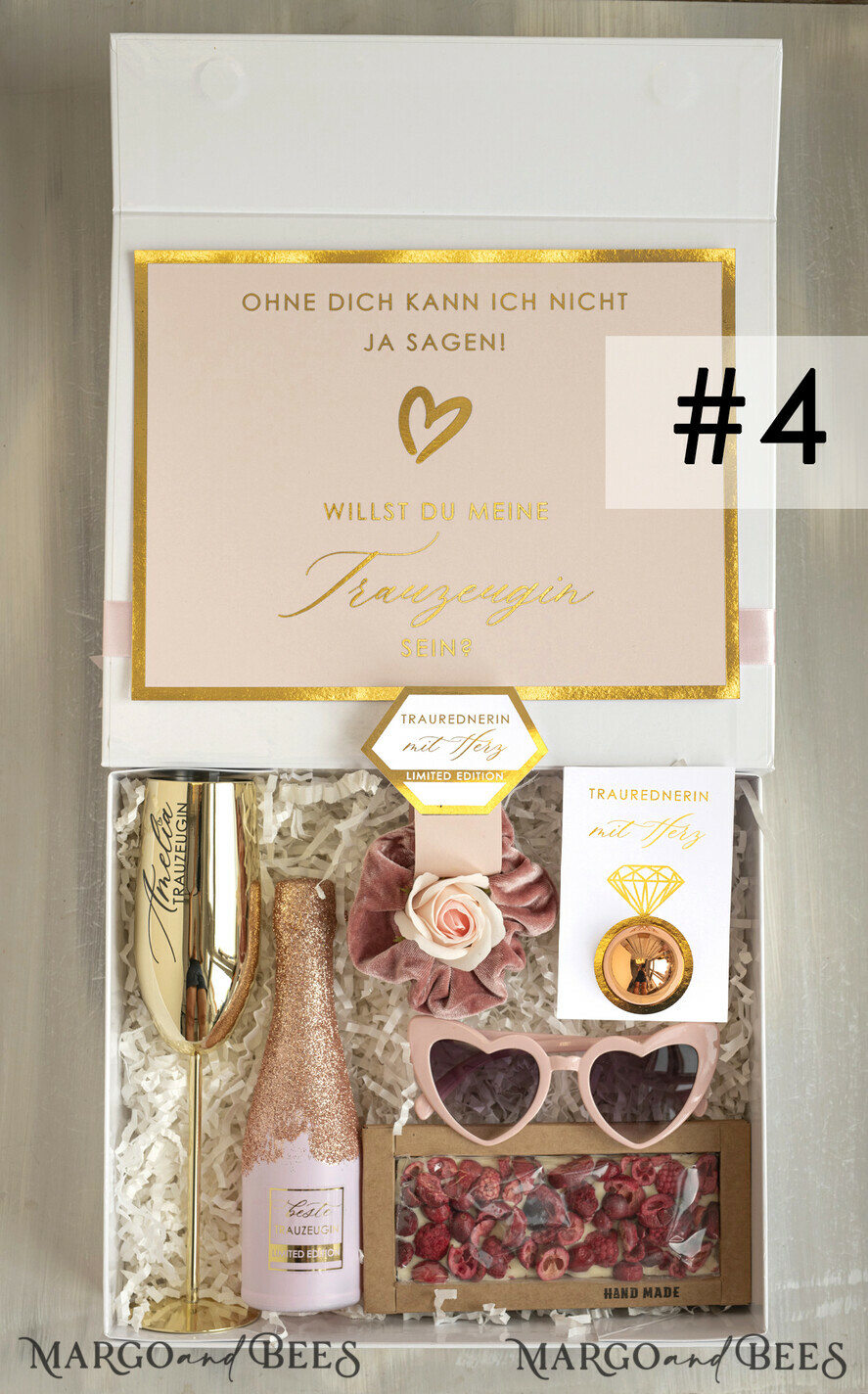 Brautjungfer/Trauzeuge Box Trauzeugin Geschenk Fragen Box XXL Trauzeugin Geschenk Fragen Box, Brautjungfer Trauzeuge, Möchtest Du meine Trauzeugin sein Box, Geschenkschachtel, Trauzeuge Fragen