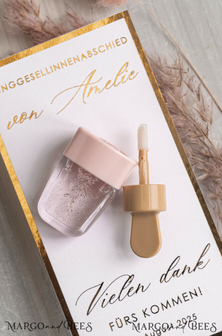 Brautjungfer/Trauzeuge Box Trauzeugin Geschenk Fragen Box JGA Geschenke Gäste, kreative Gastgeschenke für den Junggesellinnenabschied, Dankeschön zum JGA: Kleine Geschenke für die Freundinnen