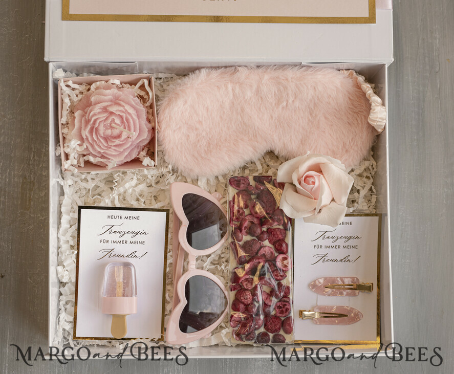 Brautjungfer/Trauzeuge Box Trauzeugin Geschenk Fragen Box XXL Trauzeugin Geschenk Fragen Box, Brautjungfer Trauzeuge, Möchtest Du meine Trauzeugin sein Box, Geschenkschachtel, Trauzeuge Fragen