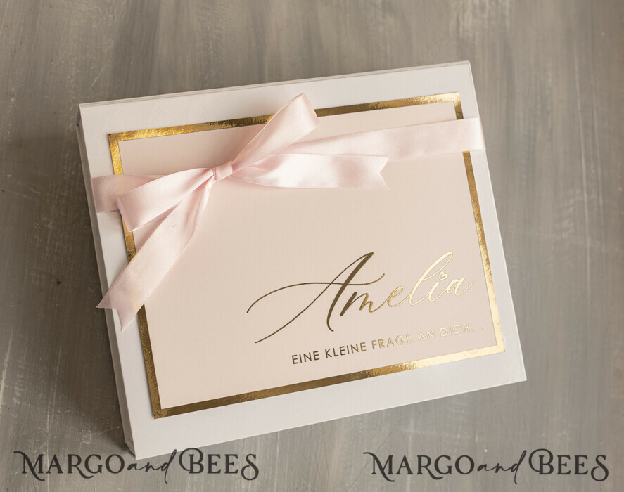 BRIDESMAID/BEST MAN BOX Trauzeugin geschenk fragen box XXL Trauzeugin geschenk fragen box, Brautjungfer Trauzeuge, Möchtest Du meine Trauzeugin sein box, Geschenkschachtel, Trauzeuge fragen
